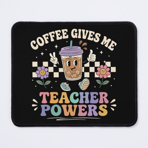 Item preview, Gives Me Teacher Powers, Coffee Teacher, Teacher Gift, Teacher School, Teachers Day designed and sold by Quiajia.