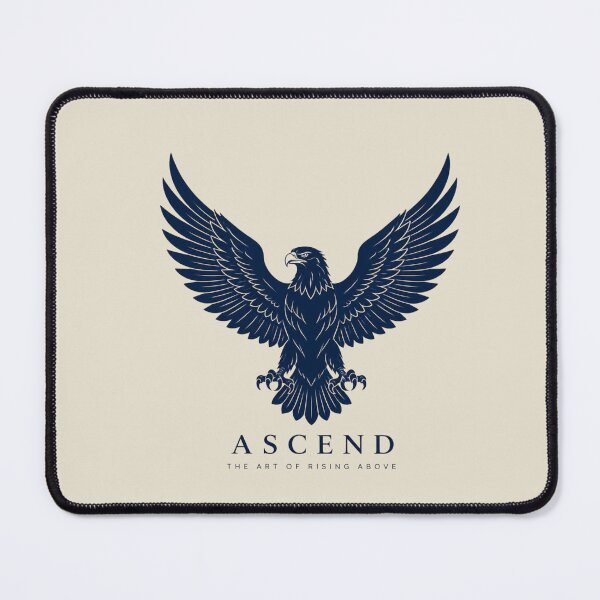 Item preview, Minimalist Eagle Wings Spread Ascend Line Art Powerful Logo Design designed and sold by Panom Suavichien.