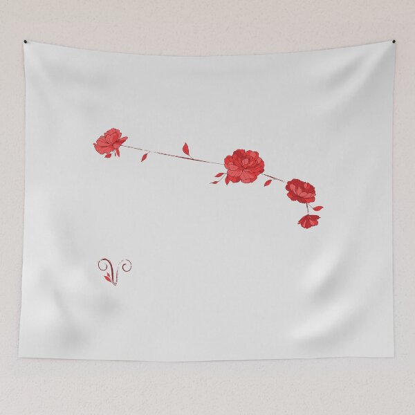 Item preview, Aries Floral Zodiac Constellation designed and sold by TheThankfulTyne.