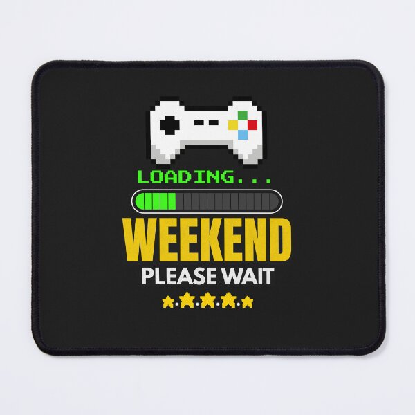Item preview, Loading Weekend Please Wait Funny Gamer Retro Pixel T-Shirt designed and sold by Uvclick.