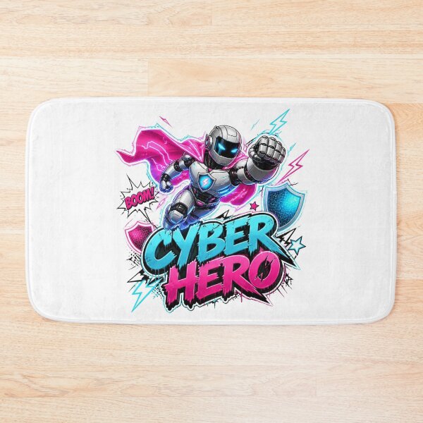 Item preview, CYBER HERO Graffiti Sticker PNG | Futuristic Robot AI Gaming Vinyl Decal | Cyberpunk Tech Laptop Sticker | Sci-Fi Graphic Design designed and sold by Stylestickers55.