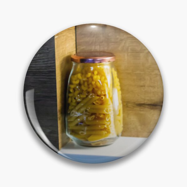 Item preview, Glass Jar Filled With Pasta On Rustic Wooden Shelf In Kitchen Pantry Niche designed and sold by Nmallia.