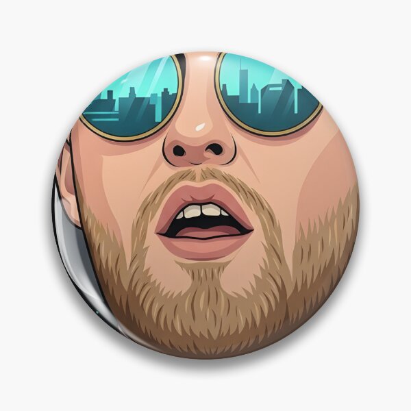 Item preview, Mac miller Vector Illustration designed and sold by Rusdiii.