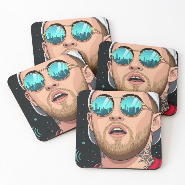 Item preview, Mac miller Vector Illustration designed and sold by Rusdiii.