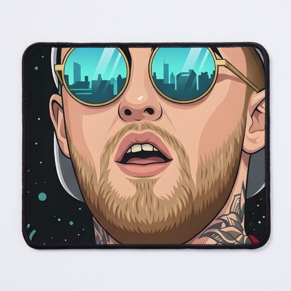Item preview, Mac miller Vector Illustration designed and sold by Rusdiii.