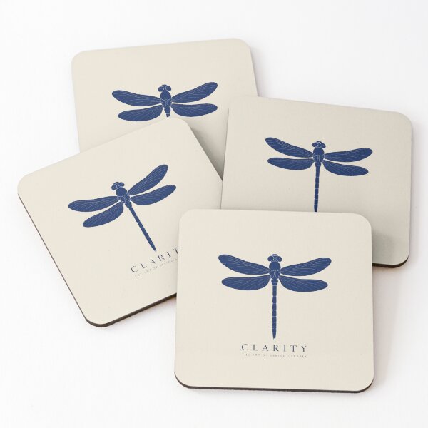 Item preview, Minimalist Dragonfly Clarity Line Art Wellness Logo Design designed and sold by Panom Suavichien.