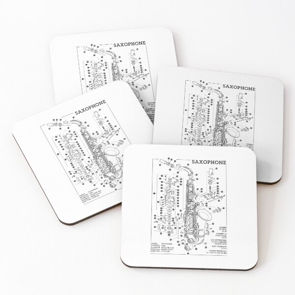 Item preview, Saxophonist Saxophone Player Reed Instrument Music Diagram designed and sold by GrandeDuc.