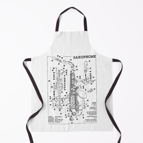 Item preview, Saxophonist Saxophone Player Reed Instrument Music Diagram designed and sold by GrandeDuc.