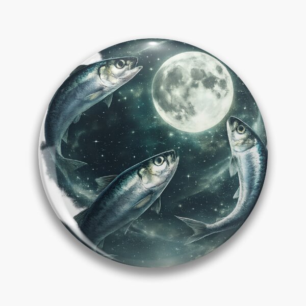 Item preview, Moonlit Cosmic Fish Fantasy designed and sold by SurrealSproutz.