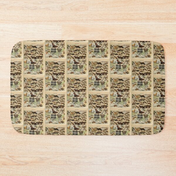 Item preview, Vintage Carnivores Wild Mammals Poster Adolphe Millot designed and sold by TeeARTHY.