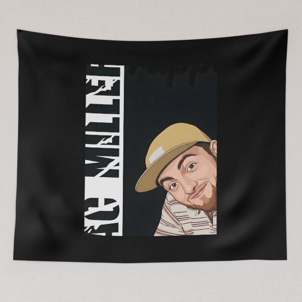 Item preview, Mac miller Vector Illustration designed and sold by Rusdiii.