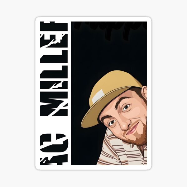 Item preview, Mac miller Vector Illustration designed and sold by Rusdiii.