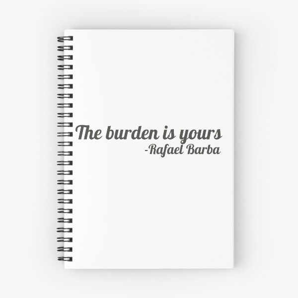 Item preview, The Burden Is Yours Sticker | Law & Order Inspired Courtroom Quote | Legal Humor designed and sold by JusticeForSale.