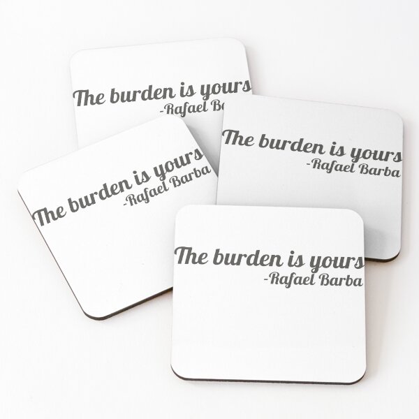 Item preview, The Burden Is Yours Sticker | Law & Order Inspired Courtroom Quote | Legal Humor designed and sold by JusticeForSale.