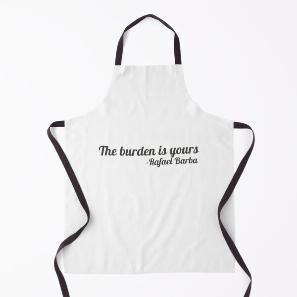Item preview, The Burden Is Yours Sticker | Law & Order Inspired Courtroom Quote | Legal Humor designed and sold by JusticeForSale.