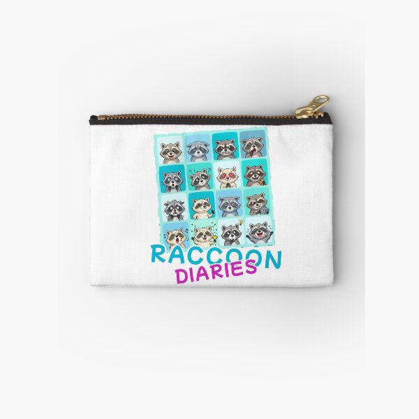 Item preview, Raccoon Diaries Funny Trash Panda Mood Board Art designed and sold by rich-moda.