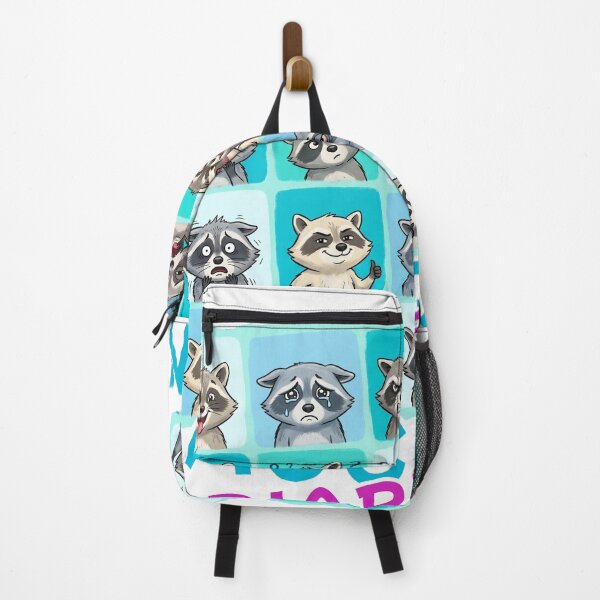 Item preview, Raccoon Diaries Funny Trash Panda Mood Board Art designed and sold by rich-moda.