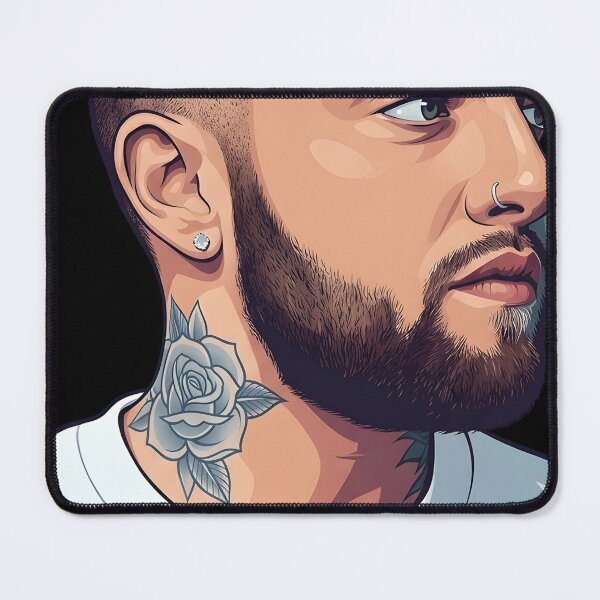 Item preview, Mac miller Vector Illustration designed and sold by Rusdiii.