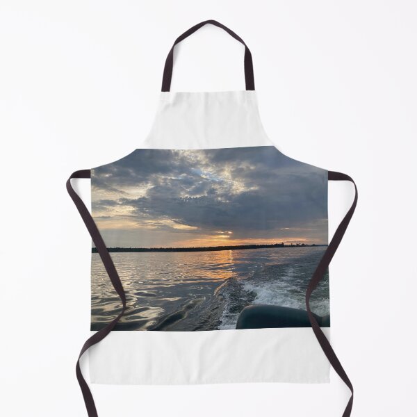 Item preview, Dramatic sunset over the lake designed and sold by JuliVogel.