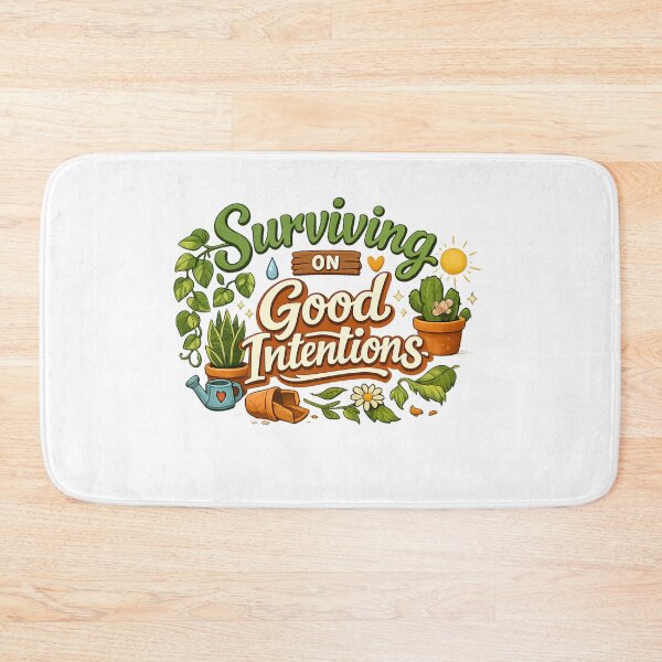 Item preview, Surviving on Good Intentions designed and sold by CottageGardenCo.