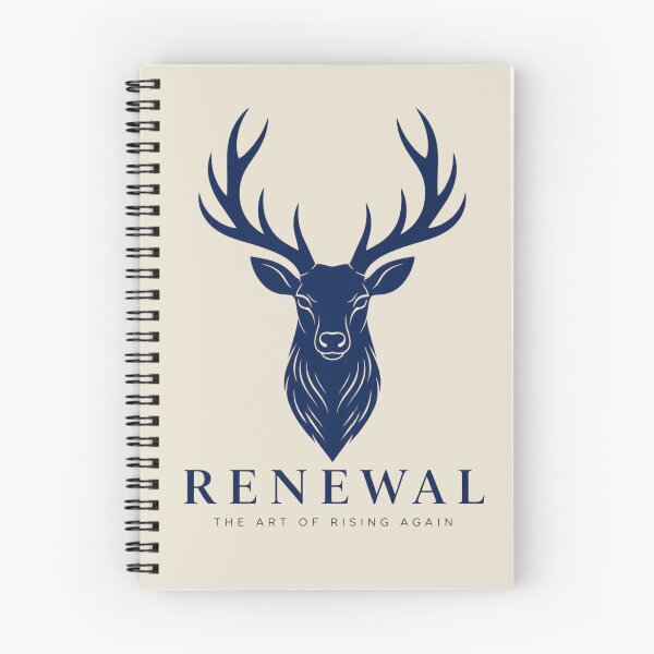 Item preview, Minimalist Stag Head Renewal Line Art Wellness Logo Design designed and sold by Panom Suavichien.