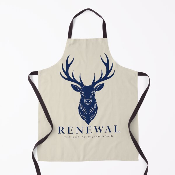 Item preview, Minimalist Stag Head Renewal Line Art Wellness Logo Design designed and sold by Panom Suavichien.