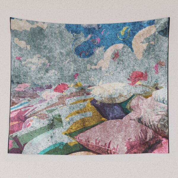 Item preview, Abstract pillows designed and sold by kinpirks.