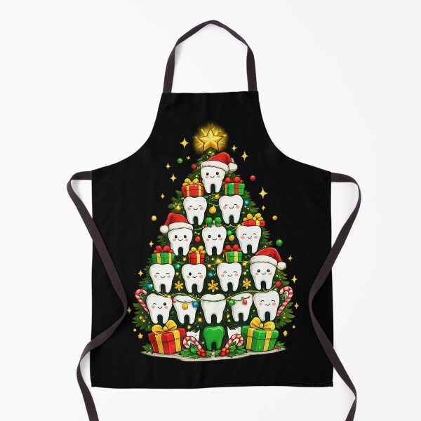 Item preview, Christmas Dentist Gift Cute Tooth Tree Art designed and sold by Corvoria.