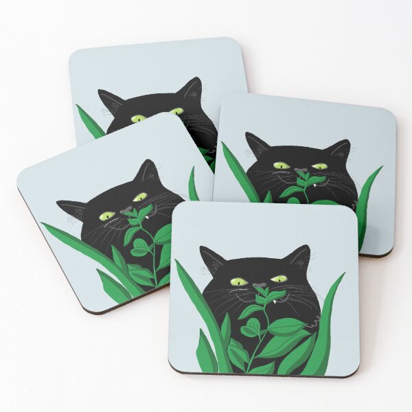 Item preview, Cat Sniffing Catnip designed and sold by Chaotic-Koala.