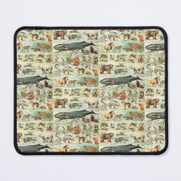Item preview, Vintage Wild Mammals Whale And Big Cats Adolphe Millot Chart designed and sold by TeeARTHY.