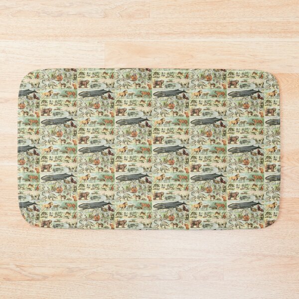 Item preview, Vintage Wild Mammals Whale And Big Cats Adolphe Millot Chart designed and sold by TeeARTHY.