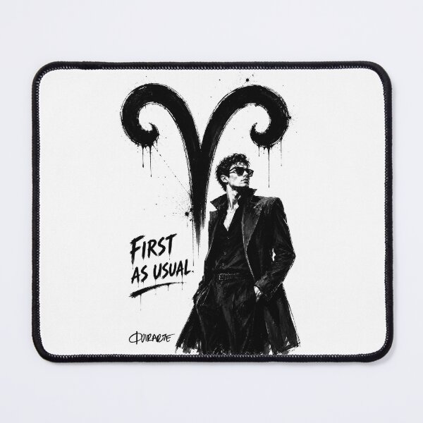 Item preview, Aries Zodiac Sign First As Usual Ink Fashion Art designed and sold by ferquirarte.