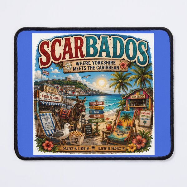 Item preview, Scarbados Where Yorkshire Meets the Caribbean Funny Travel designed and sold by Hornace88studio.