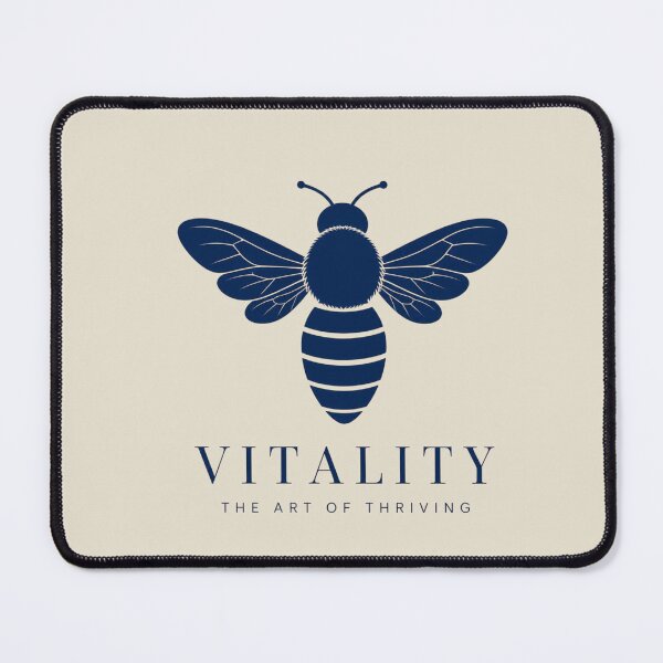Item preview, Minimalist Bee Vitality Line Art Wellness Logo Design designed and sold by Panom Suavichien.