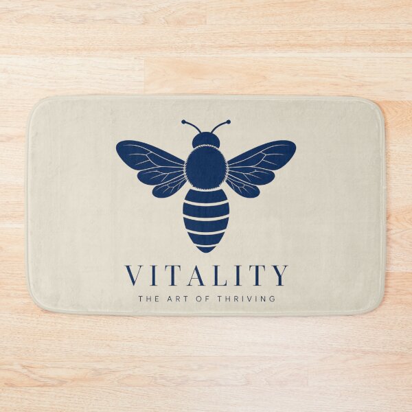 Item preview, Minimalist Bee Vitality Line Art Wellness Logo Design designed and sold by Panom Suavichien.
