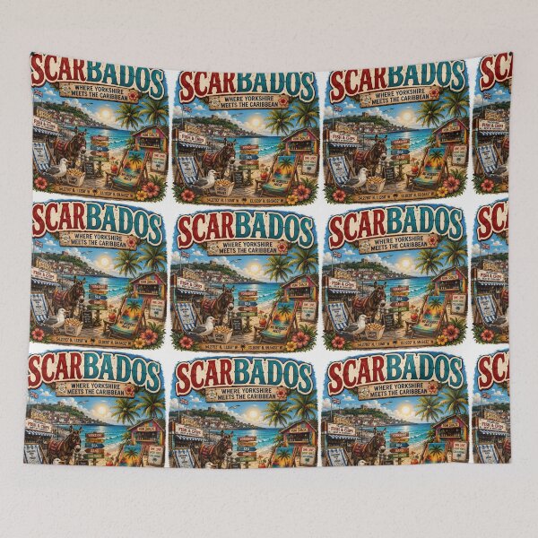 Item preview, Scarbados Where Yorkshire Meets the Caribbean Funny Travel designed and sold by Hornace88studio.