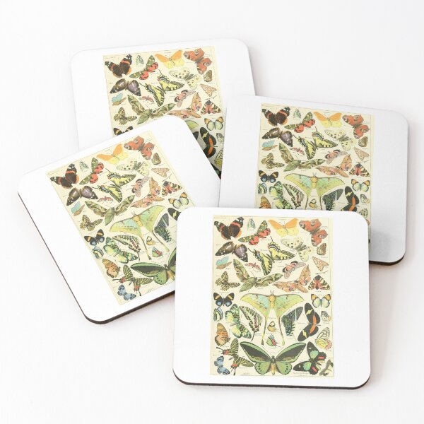 Item preview, Vintage Butterfly Luna Moth Botanical Poster Adolphe Millot designed and sold by TeeARTHY.
