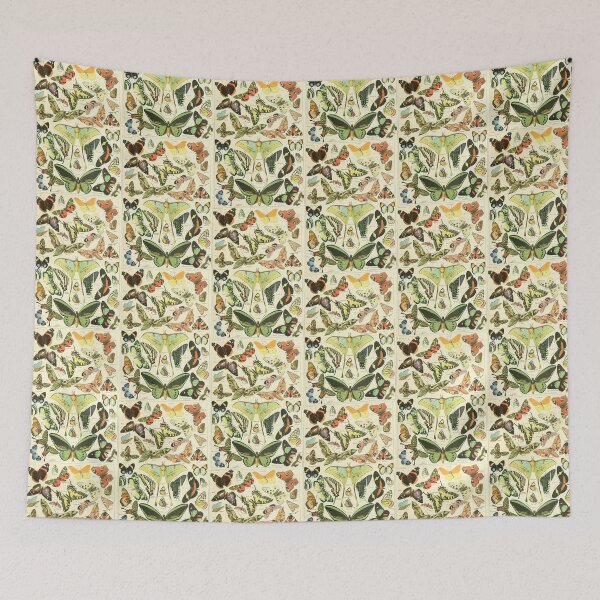 Item preview, Vintage Butterfly Luna Moth Botanical Poster Adolphe Millot designed and sold by TeeARTHY.