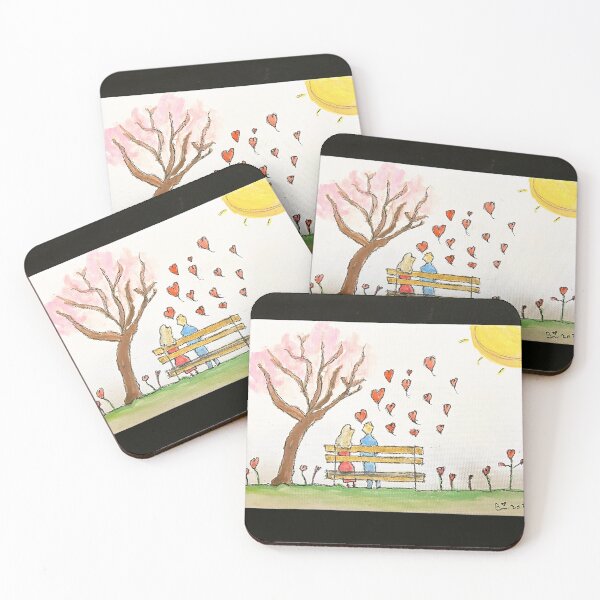 Item preview, Painted hearts in the park designed and sold by BrianDekter.
