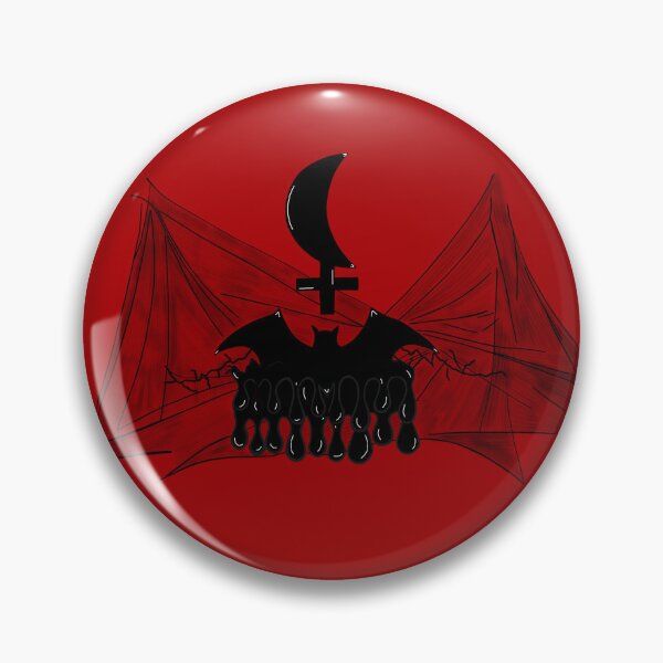 Item preview, Black Moon Lilith Slime Bat designed and sold by Shadow Sheep Designs .