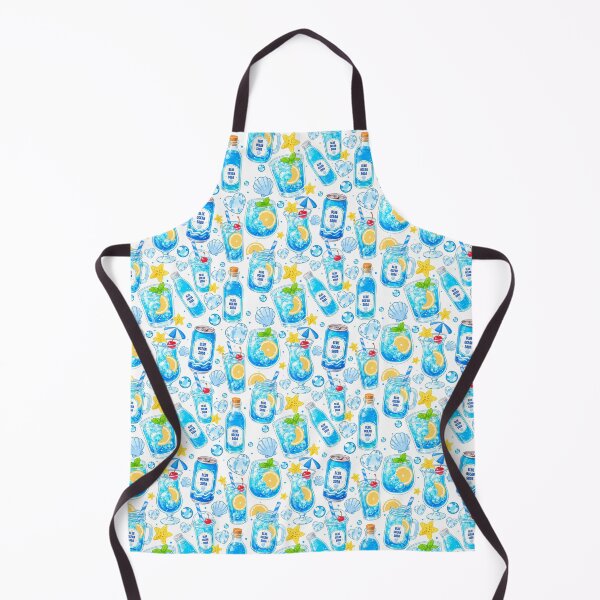 Item preview, Cute Blue Ocean Soda Seamless designed and sold by KJackArtwork.