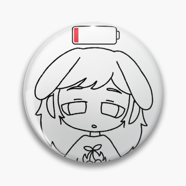 Item preview, Low Battery Sleepy Chibi - MindfulCherry designed and sold by Mindful Cherry.