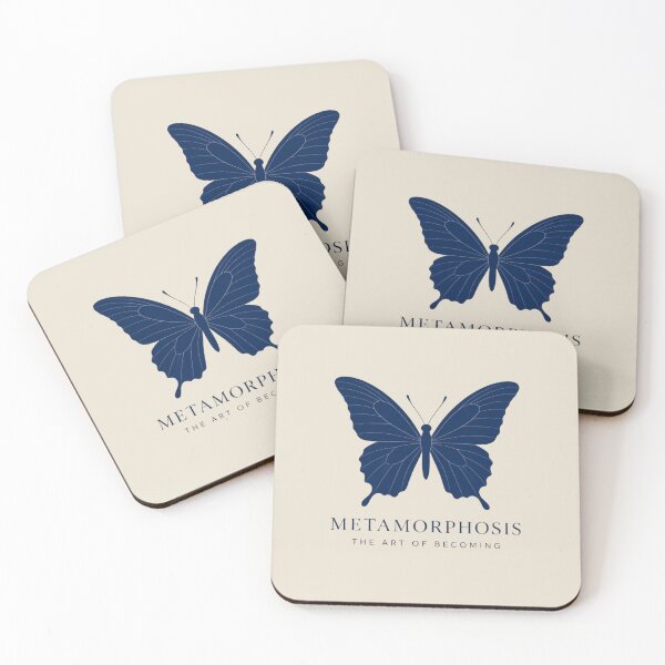 Item preview, Minimalist Butterfly Metamorphosis Line Art Wellness Logo Design designed and sold by Panom Suavichien.