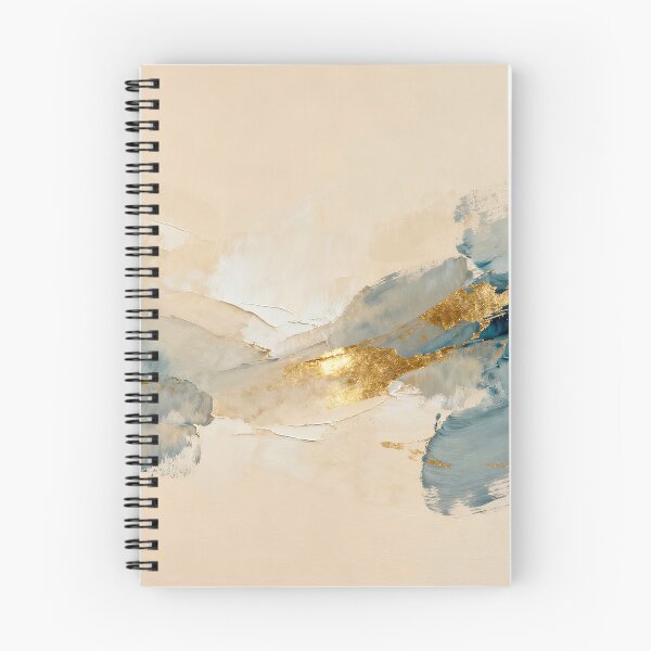 Item preview, Serene abstract waves with golden details designed and sold by paulrommer.