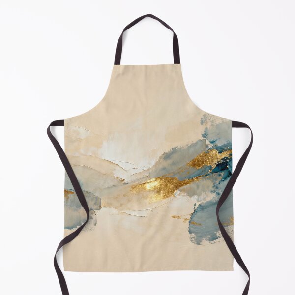 Item preview, Serene abstract waves with golden details designed and sold by paulrommer.