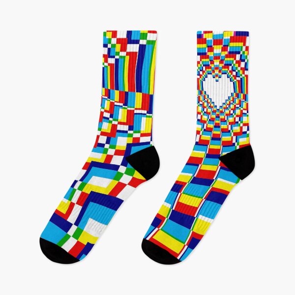 Item preview, Pixel Heart Kaleidoscope - CMYK 2 designed and sold by animinimal.