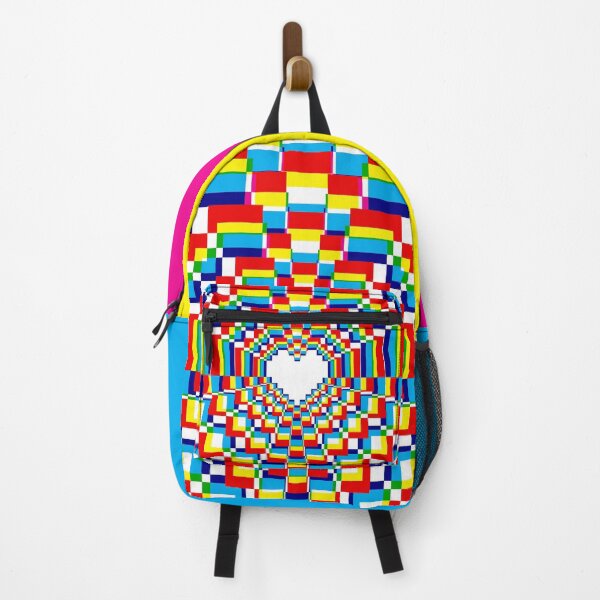 Item preview, Pixel Heart Kaleidoscope - CMYK 2 designed and sold by animinimal.