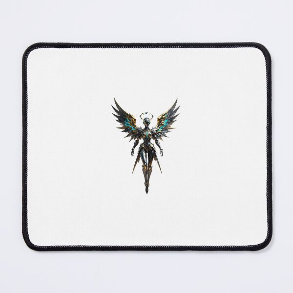 Item preview, The Dark Matter Seraph - Cosmic Dominance Luxury Art designed and sold by Chrome cinematic.