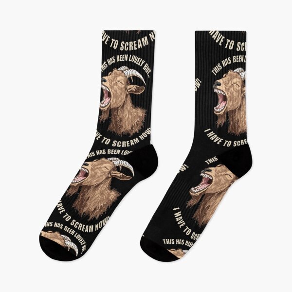 Item preview, This Has Been Lovely But I Have To Scream Now Goat Funny designed and sold by d247.