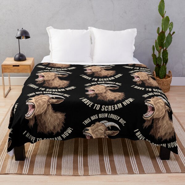 Item preview, This Has Been Lovely But I Have To Scream Now Goat Funny designed and sold by d247.